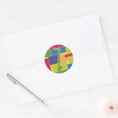 Autocollant Bass Clarinet Colorblocks (Enveloppe)