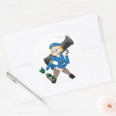 Autocollant Bazooka Girl (Enveloppe)