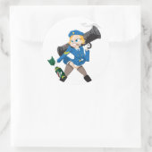 Autocollant Bazooka Girl (Sac)