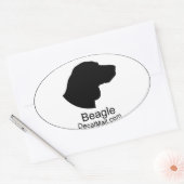 Autocollant beagle (Enveloppe)