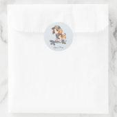 Autocollant Beagle Aquarelle (Sac)