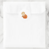 Autocollant Bébé Endormi – Conception de Dessin An (Sac)