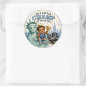 AUTOCOLLANT BÉBÉ GARÇON LIL CHAMP NYC (Sac)