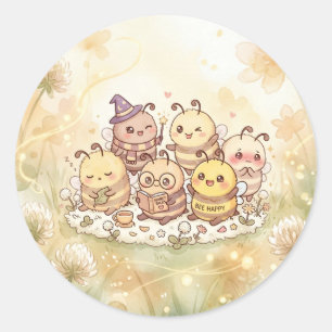 Autocollant Bee Happy Friends