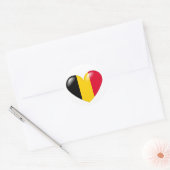 Autocollant belge de coeur - belge de Coeur (Enveloppe)