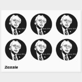 Autocollant Bernie Sanders (Feuille)