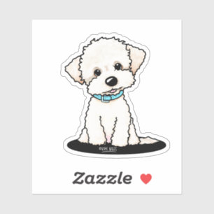 Autocollant Bichon Puppy KiniArt