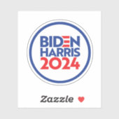 Autocollant Biden Harris 2024 (Feuille)