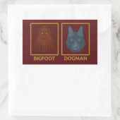 Autocollant Bigfoot & Dogman (Sac)