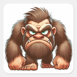 Autocollant Bigfoot grincheux drôle | Autocollant