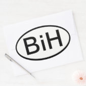 Autocollant BiH (Bosnie-Herzégovine) (Enveloppe)