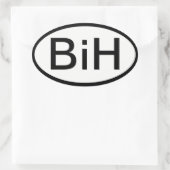 Autocollant BiH (Bosnie-Herzégovine) (Sac)