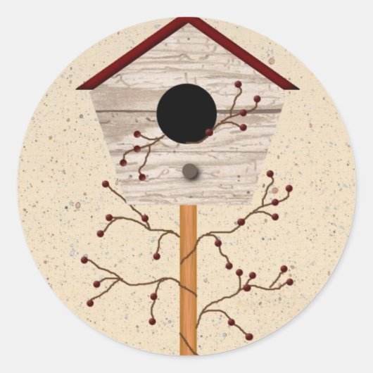 Autocollant Birdhouse (Devant)