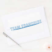 Autocollant blanc Franchise Team (Enveloppe)