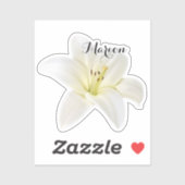 Autocollant blanc personnalisé (Feuille)