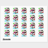 Autocollant blanc Popstyle (Feuille)