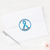 Autocollant blanc rond Hydrocéphalie Warrier (Enveloppe)