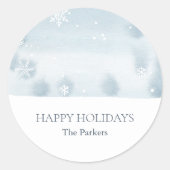 Autocollant bleu Dusty (Devant)