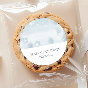 Autocollant bleu Dusty