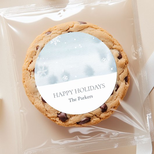 Autocollant bleu Dusty