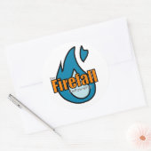Autocollant bleu Firefall (Enveloppe)