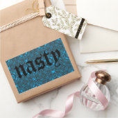 autocollant bleu méchant (Cadeaux)
