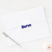 Autocollant bleu Nurse (Enveloppe)