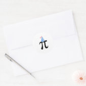 Autocollant bleu Pi Anniversaire (Enveloppe)