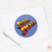 Autocollant bleu superposé (Enveloppe)