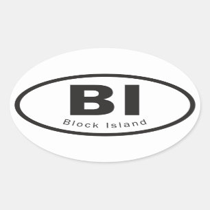 Autocollant Block Island