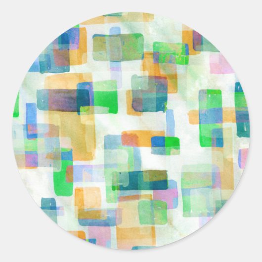 Autocollant | Blocs de construction Pink Seafoam (Devant)