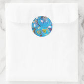 Autocollant Blue Cupcakes (Sac)