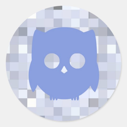 Autocollant Blue Owl (Devant)