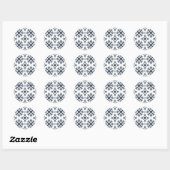 Autocollant Blue Snowflake (Feuille)
