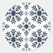 Autocollant Blue Snowflake (Devant)