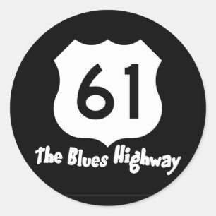 Autocollant Blues Highway