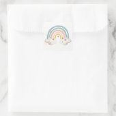 Autocollant Boho Arc-en-Ciel Couleurs Modernes Pas (Sac)
