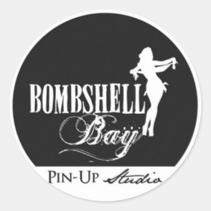 Autocollant Bombshell Bay Pin-Up Studio