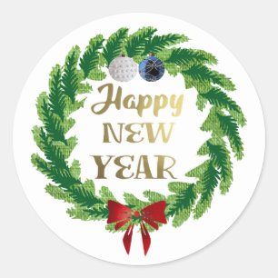 Autocollant Bonne Année