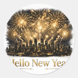 Autocollant Bonne Année
