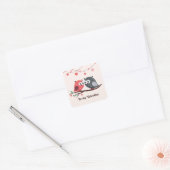 Autocollant Bonne Saint-Valentin (Enveloppe)