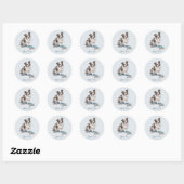 Autocollant Border Collie Aquarelle (Feuille)