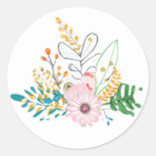 Autocollant Bouquet (Devant)