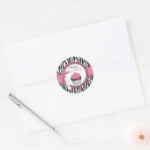 Autocollant Boutique Chic Cupcakes 2 (Enveloppe)
