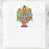 Autocollant Brahma Vishnu Shiva Ram Krishna (Sac)