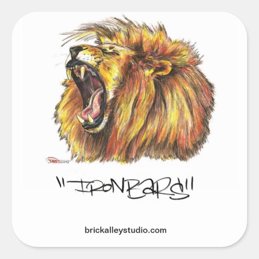 Autocollant Brick Alley Studio (Devant)