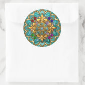 Autocollant Bright Teal Rose Or Bijou 2 (Sac)