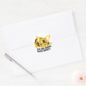 Autocollant brillant "Blond Bulldog" (Enveloppe)