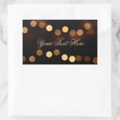 Autocollant brillant noble personnalisable ! (Sac)
