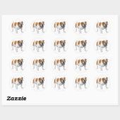 Autocollant Bulldog anglais (Feuille)